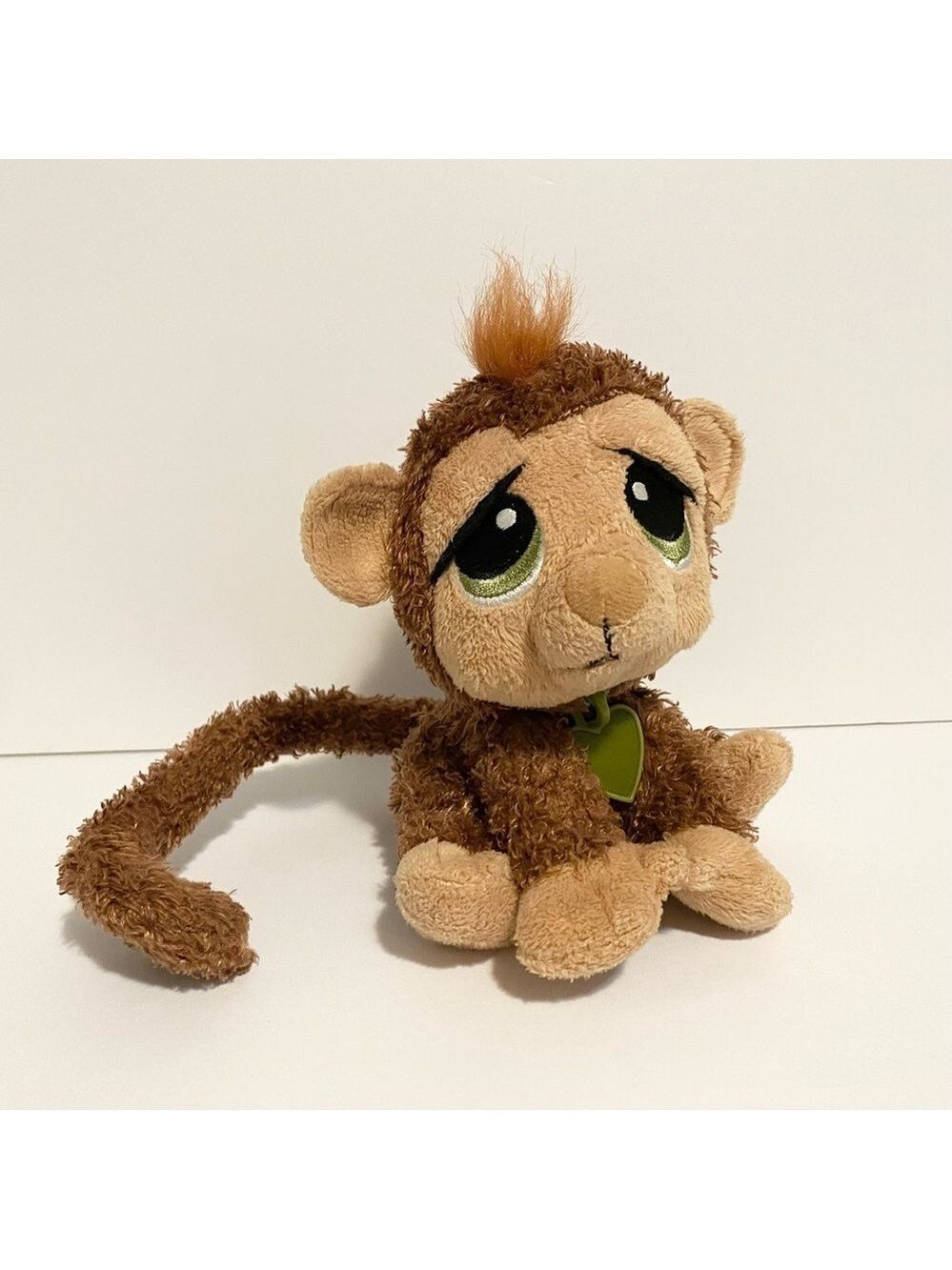 Rescue Pets Monkey Plush Brown Stuffed Animal 6” Mystery Toy Green